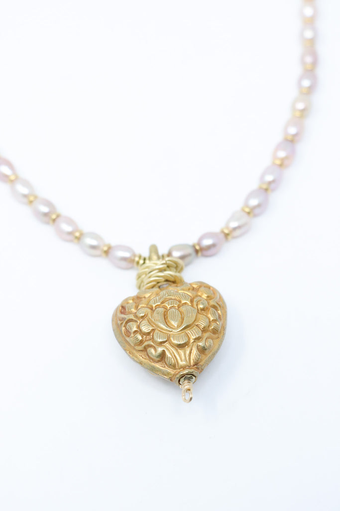 Mya Lambrecht Brass Heart Necklace | ATELIER957