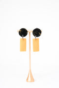 Sally Bass B&Y Resin Clip-On Earrings