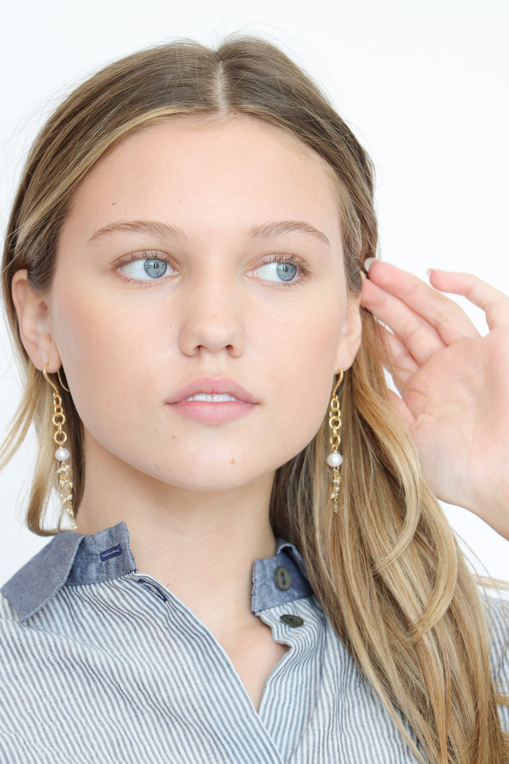 Mya Lambrecht Pearl Wisp Earrings | ATELIER957