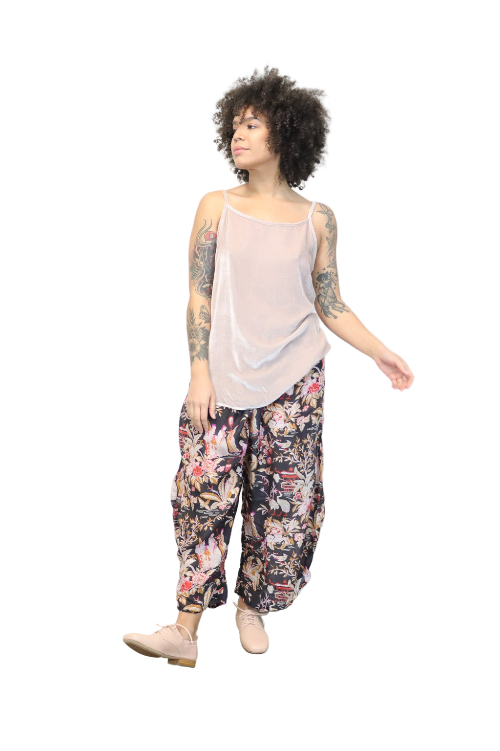 Amano CoLAB Silk Velvet Camisole Top I ATELIER957