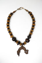 Sally Bass African Bronze Necklace