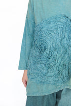 Krista Larson Cabbage Rose T-Shirt | AELIER957