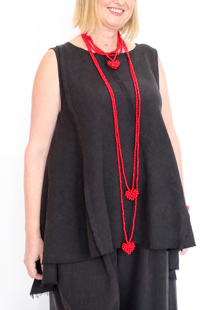 PLUSLAVIE PLÜ Across Heart Necklace | ATELIER95