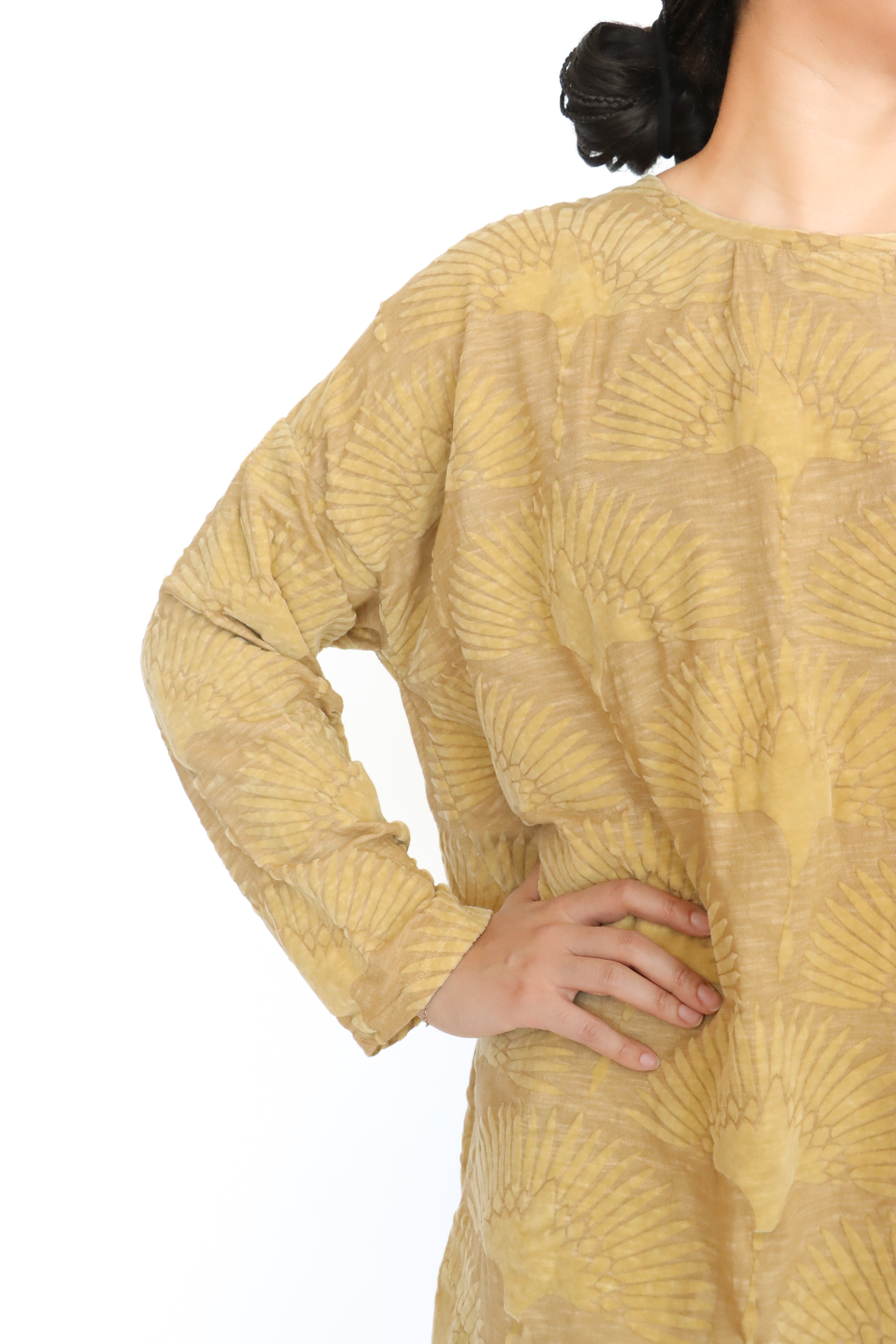 Krista Larson Flocked Swan T-Shirt | ATELIER957