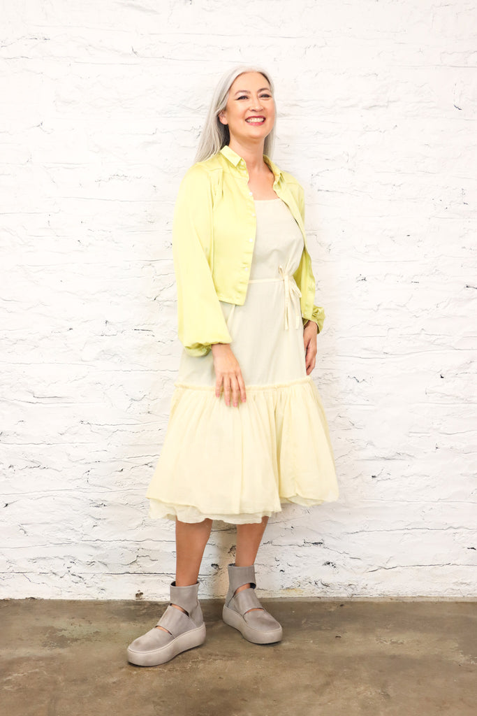 Umit Unal Lemon Silk Shirt | ATELIER957