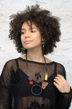Tammy Rice Ring Pendant Necklace (3 Colors) I ATELIER957