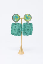 Sally Bass Cinnabar Dragon Clip-On Earrings | ATELIER957