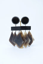 Sally Bass Dangle Horn Clip-On Earrings | ATELIER957