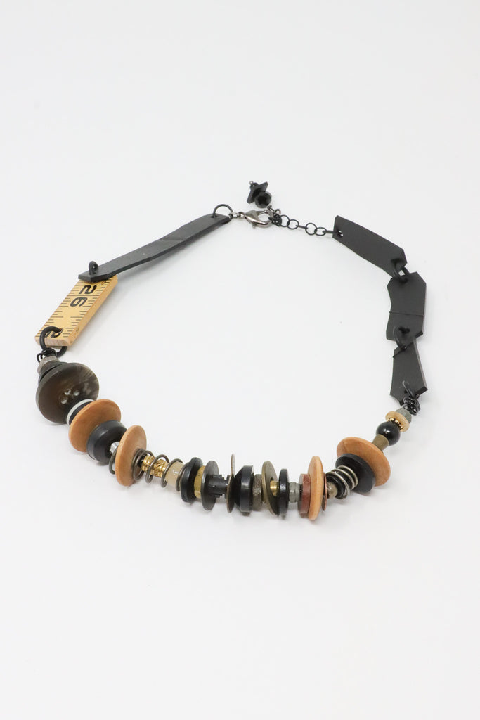 Tammy Rice Row of Found Objects Necklace I ATELIER957