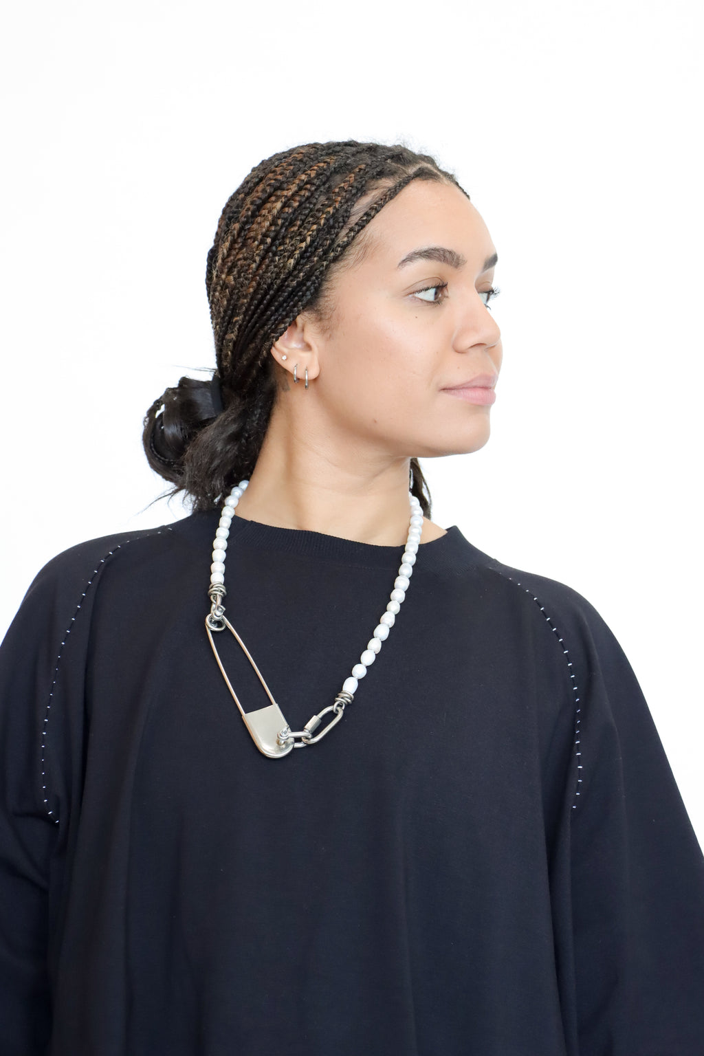 Mya Lambrecht Pearl and Pin Necklace | ATELIER957