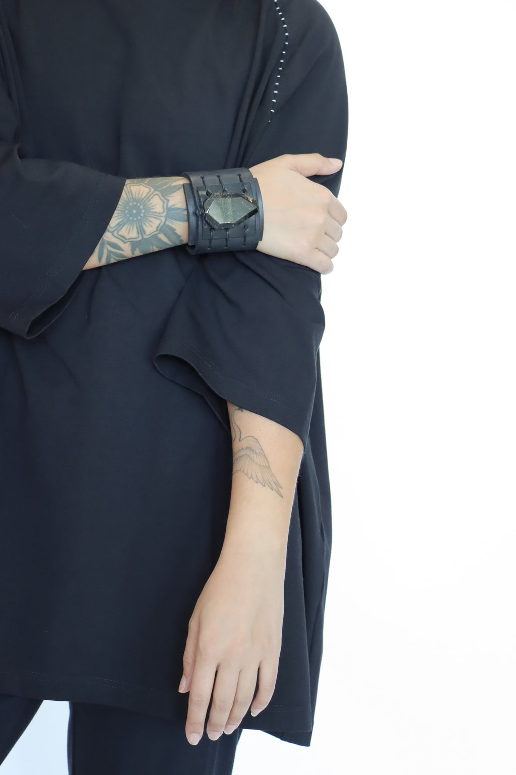 Mya Lambrecht Crystal Black Cuff | ATELIER957