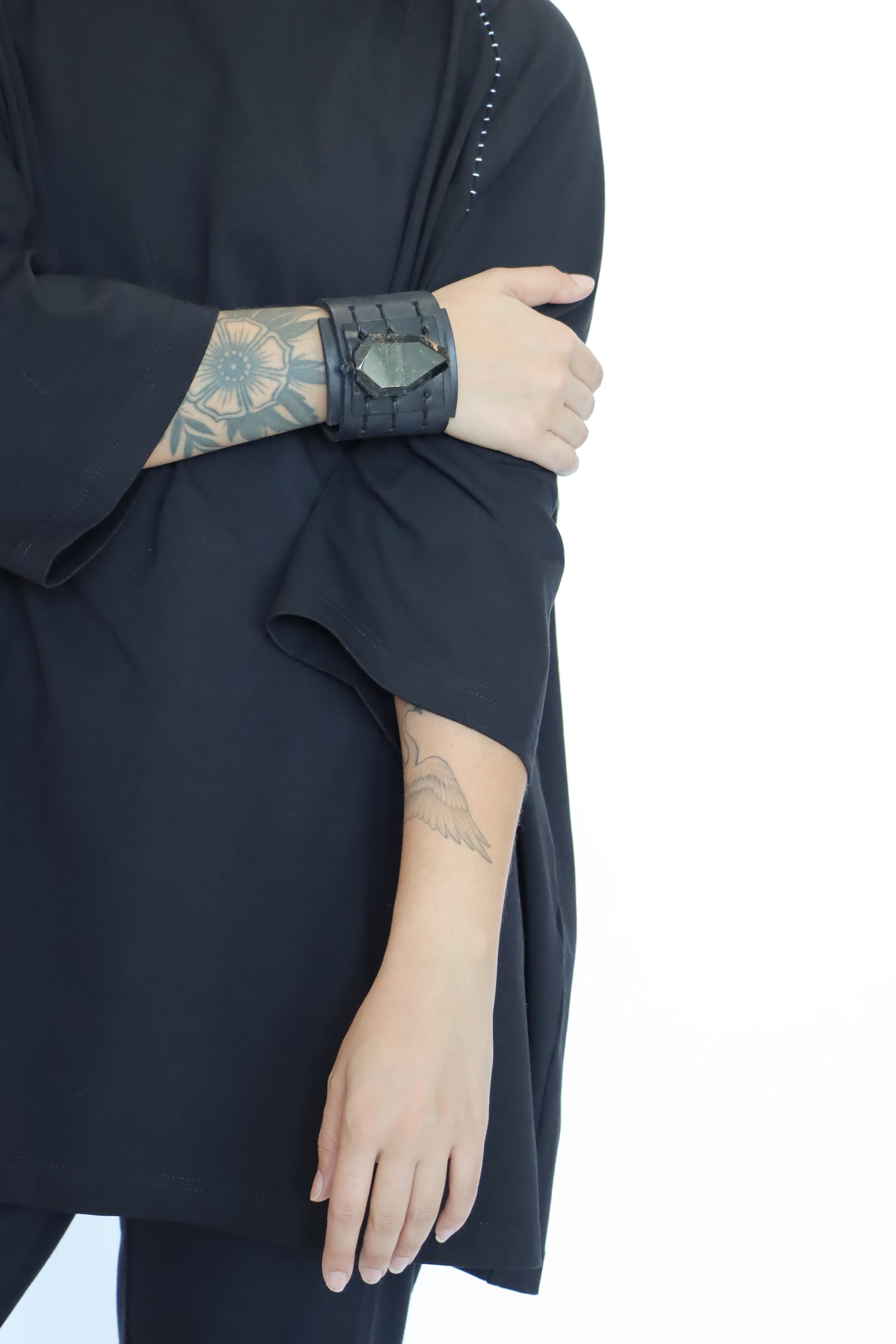 Mya Lambrecht Crystal Black Cuff | ATELIER957