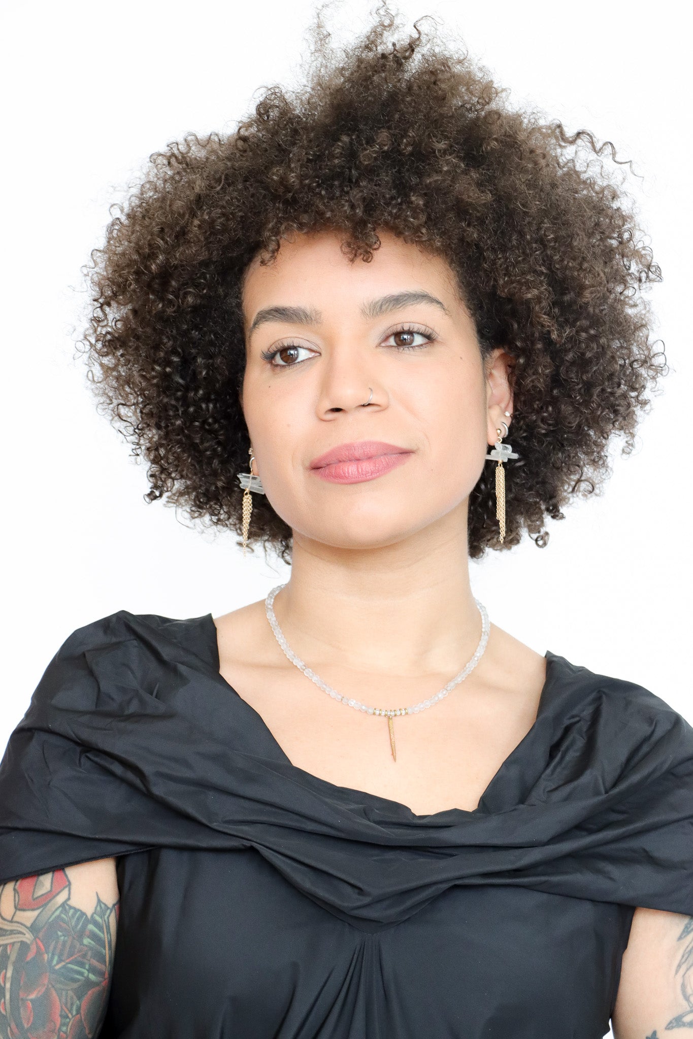 Mya Lambrecht Crystal Wand Earrings | ATELIER957