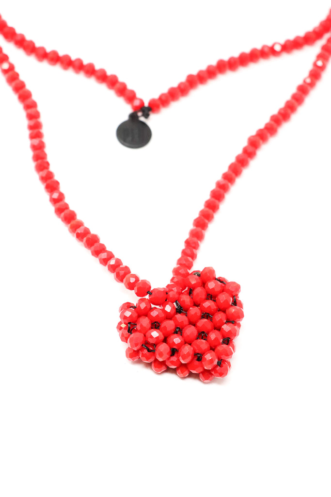 PLUSLAVIE PLÜ Across Heart Necklace | ATELIER95