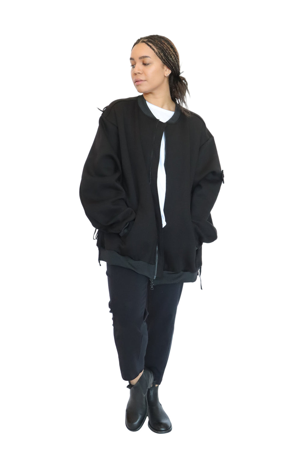 PLUSLAVIE PLÜ Sweat Bomber Jacket | ATELIER957