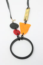 Tammy Rice Ring Pendant Necklace (3 Colors) I ATELIER957