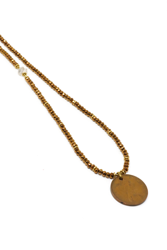 Mya Lambrecht Bronze Coin Necklace | ATELIER957