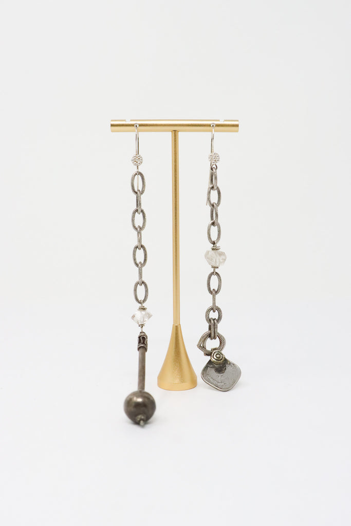 Mya Lambrecht Chain Pendant Earrings | ATELIER957