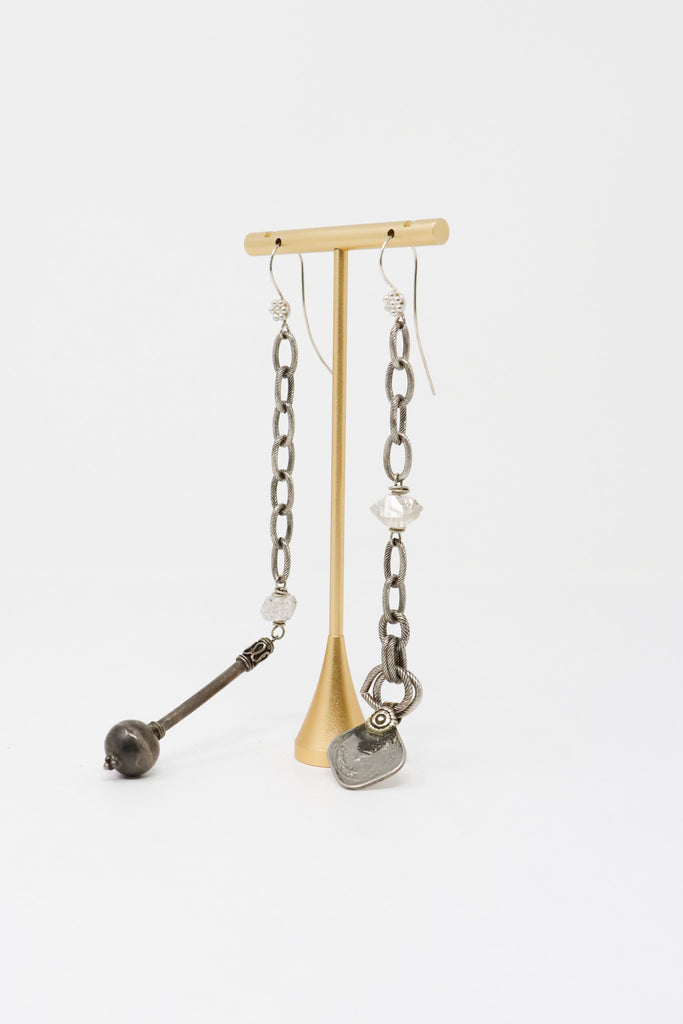 Mya Lambrecht Chain Pendant Earrings | ATELIER957