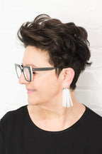CENTOPERCENTOCASHEMIRE Spike Earrings I ATELIER957