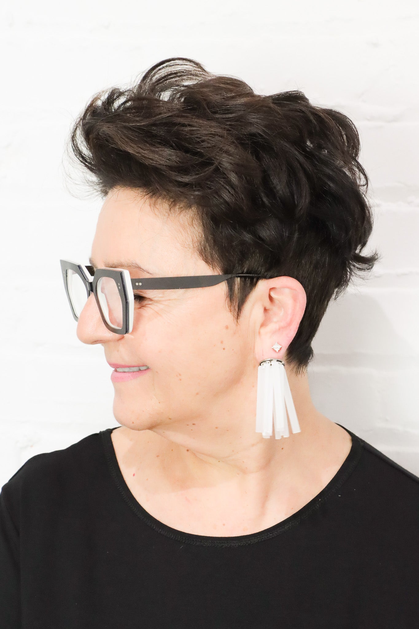 CENTOPERCENTOCASHEMIRE Spike Earrings I ATELIER957
