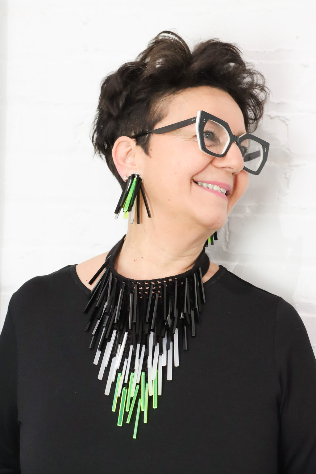 CENTOPERCENTOCASHEMIRE Spike Earrings I ATELIER957