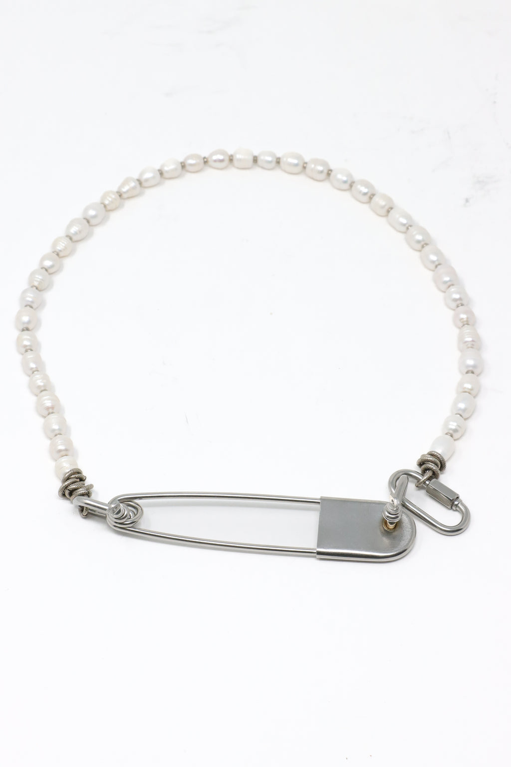 ATELIER957 | Mya Lambrecht Pearl and Pin Necklace