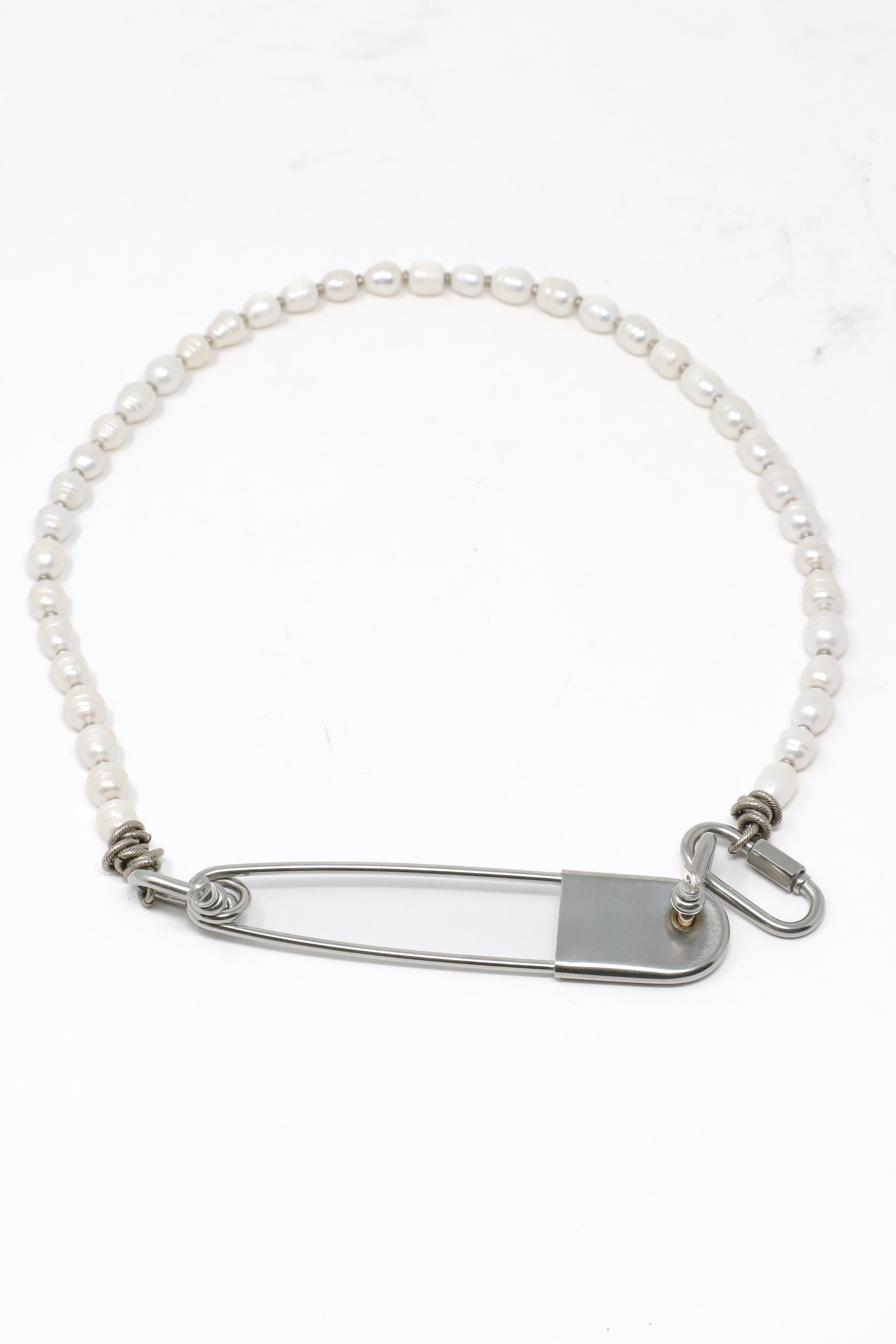 ATELIER957 | Mya Lambrecht Pearl and Pin Necklace