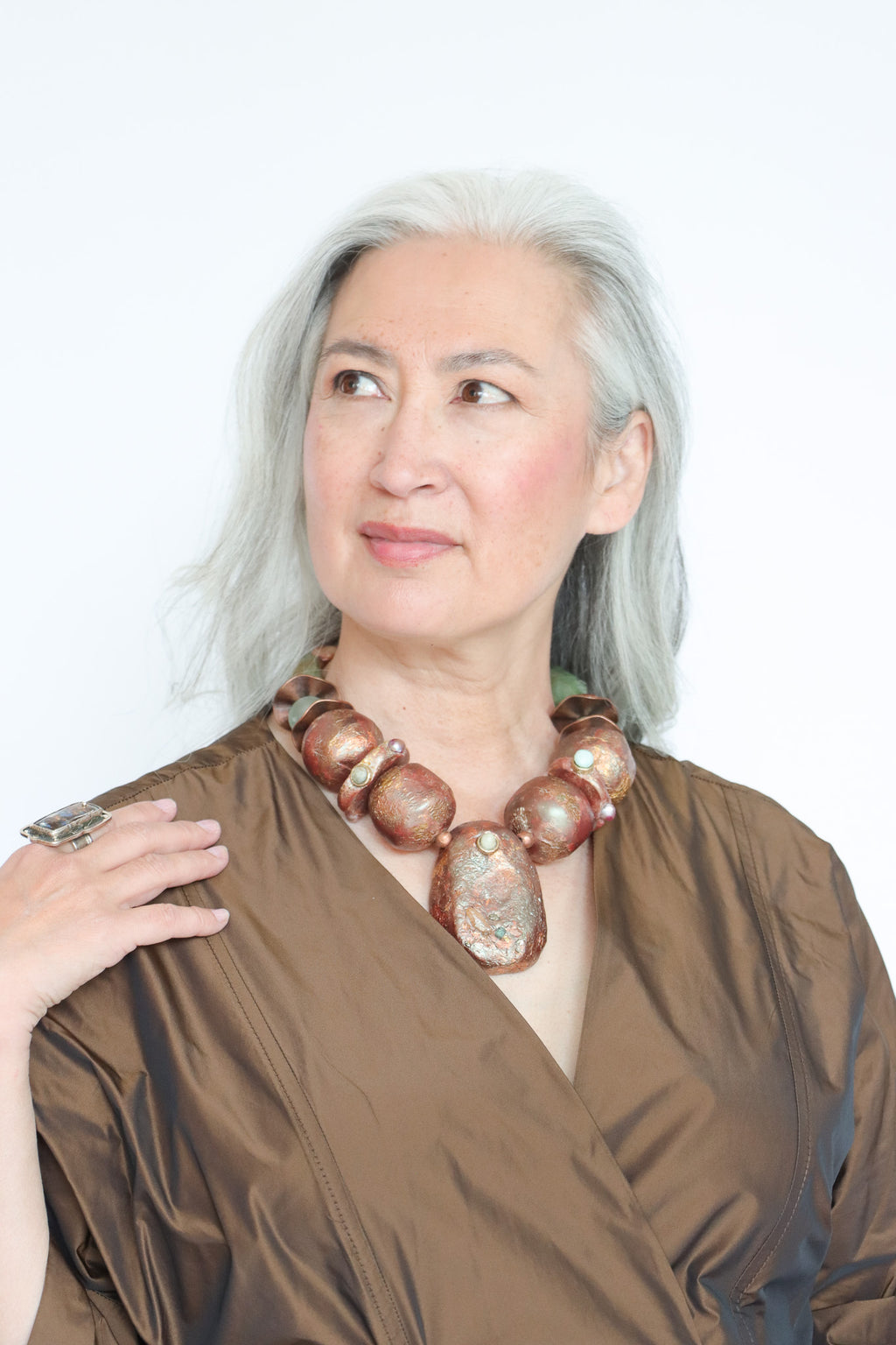 Sally Bass Epoxy Bead Necklace | ATELIER957