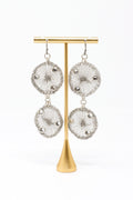 Sarah Cavender Double Circle Fine Mesh Earrings | ATELIER957