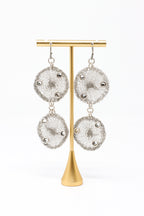Sarah Cavender Double Circle Fine Mesh Earrings | ATELIER957