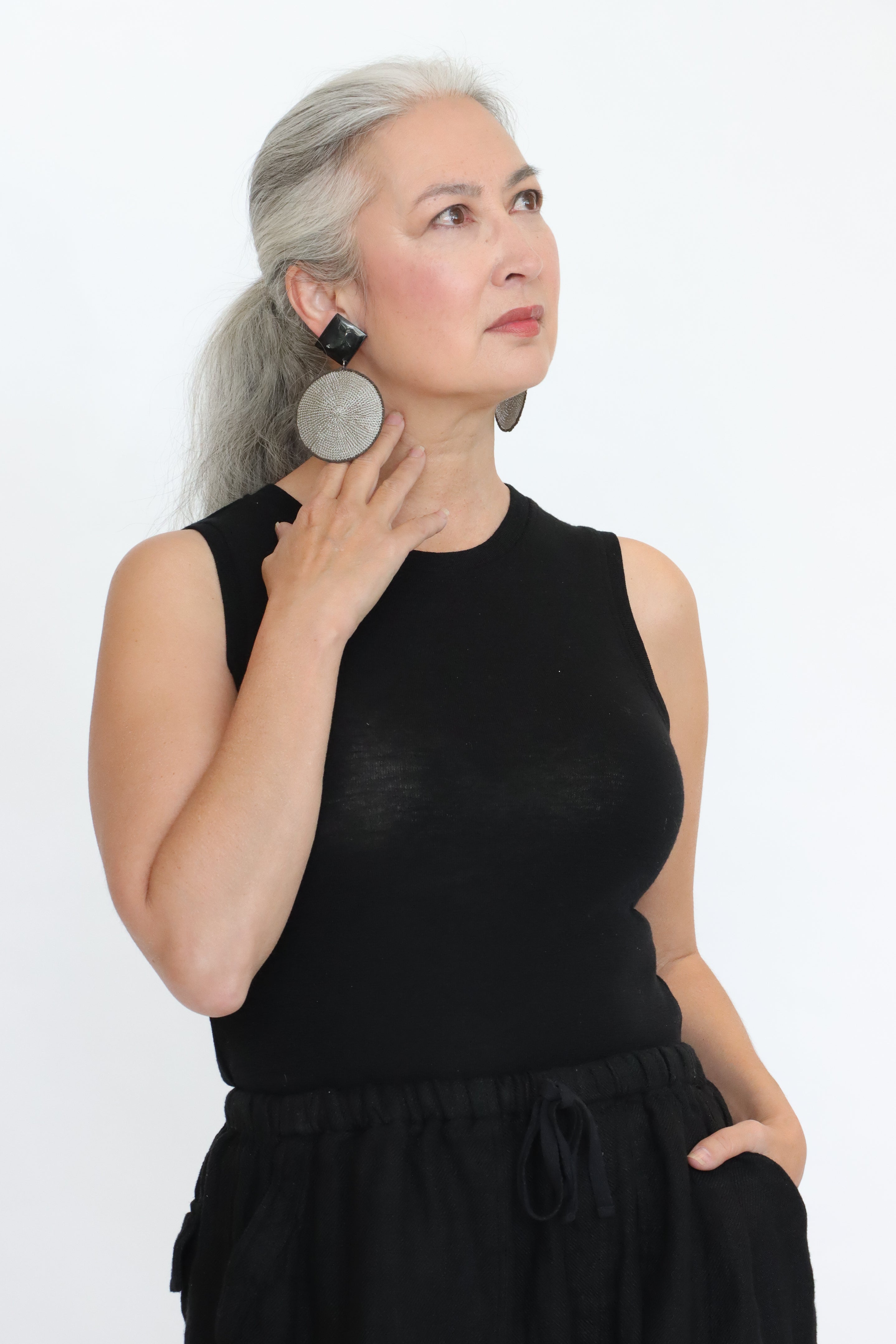 Sally Bass Brass Clip-On Earrings | ATELIER957