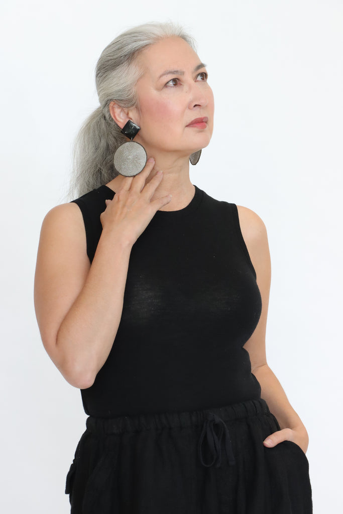 Sally Bass Brass Clip-On Earrings | ATELIER957