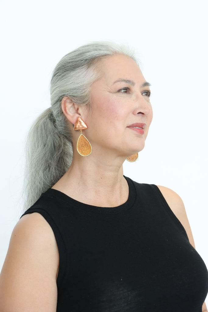 Sally Bass Vintage Metal Clip-On Earrings (2 Styles) | ATELIER957