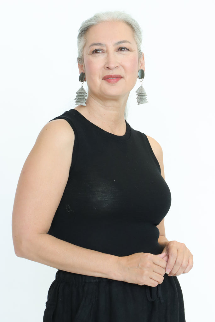 Sally Bass Crochet Metal Clip-On Earrings (3 styles) | ATELIER957