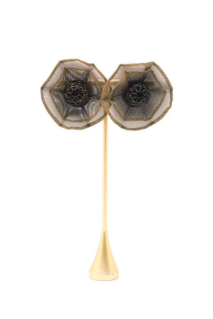 Sarah Cavender Cotton Rose Earrings | ATELIER957