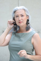 Sally Bass Dangle Horn Clip-On Earrings | ATELIER957