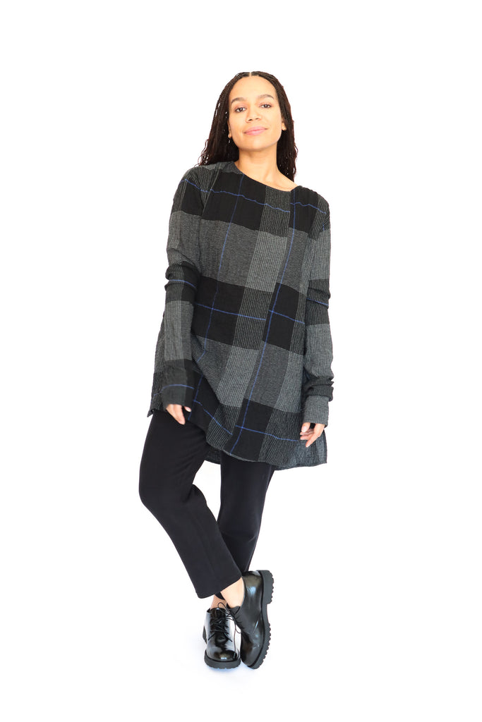 Neirami Check Split Tunic | ATELIER957