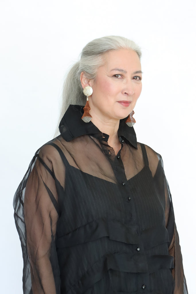 Sally Bass Crochet Metal Clip-On Earrings (3 styles) | ATELIER957