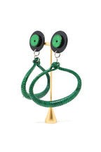 Sally Bass Leather Hoop Clips (2 Colors) | ATELIER957