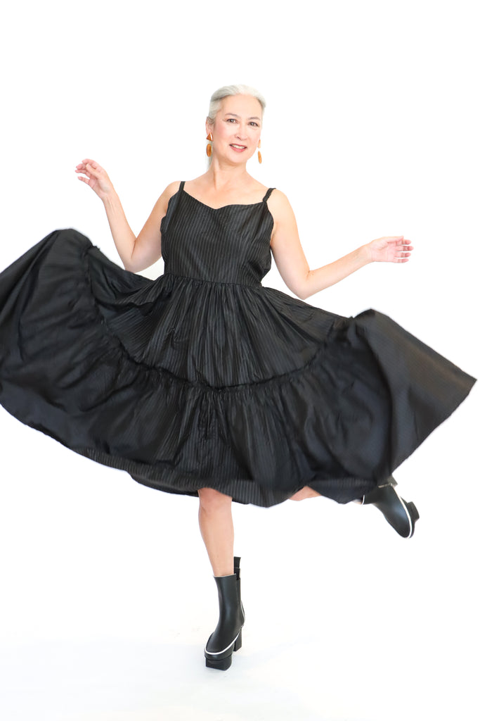 Krista Larson Pinstripe Farm Slip | ATELIER957