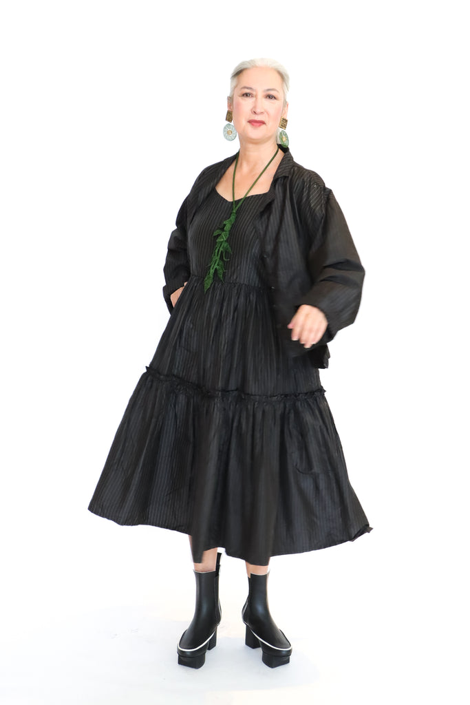 Krista Larson Pinstripe Farm Slip | ATELIER957