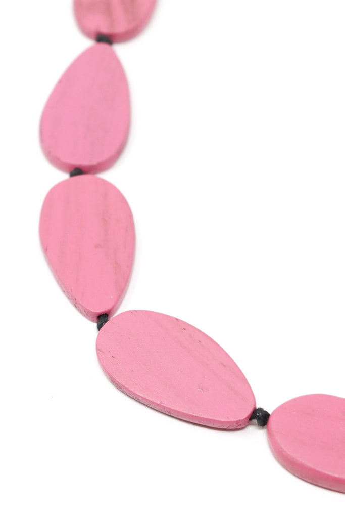 Sally Bass Pink Teardrop Necklace | ATELIER957