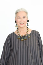 Sally Bass Stone Head Clip-On Earrings| ATELIER957
