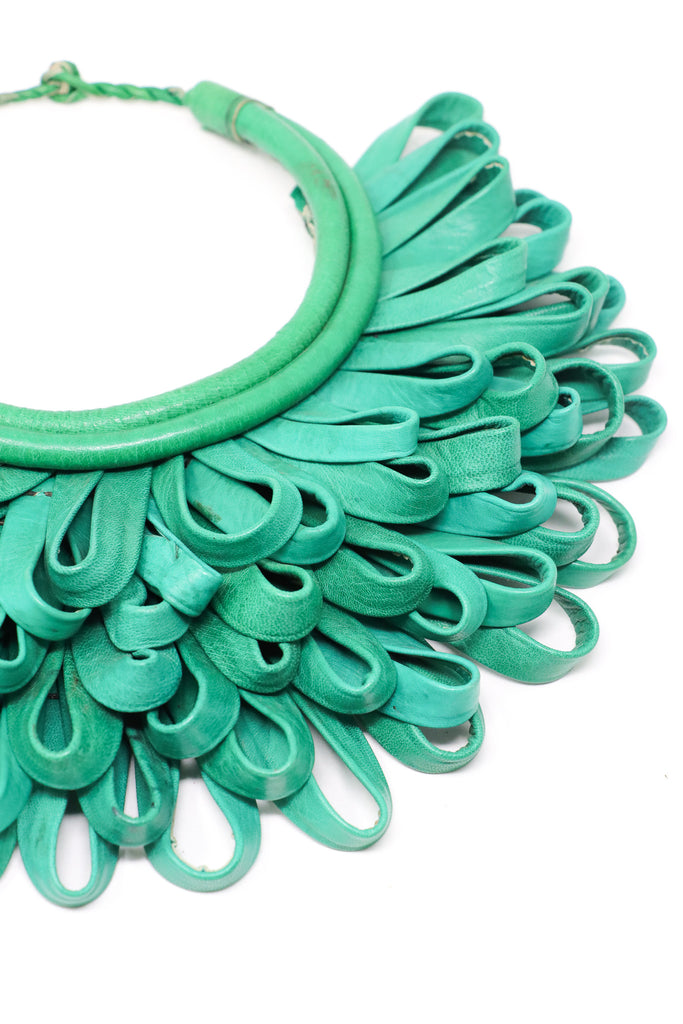 Sally Bass Leather Loops Necklace (2 Colors) | ATELIER957