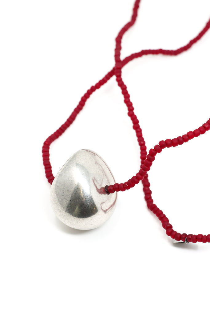 maria calderara Red Wire Pendulum Necklace | ATELIER957