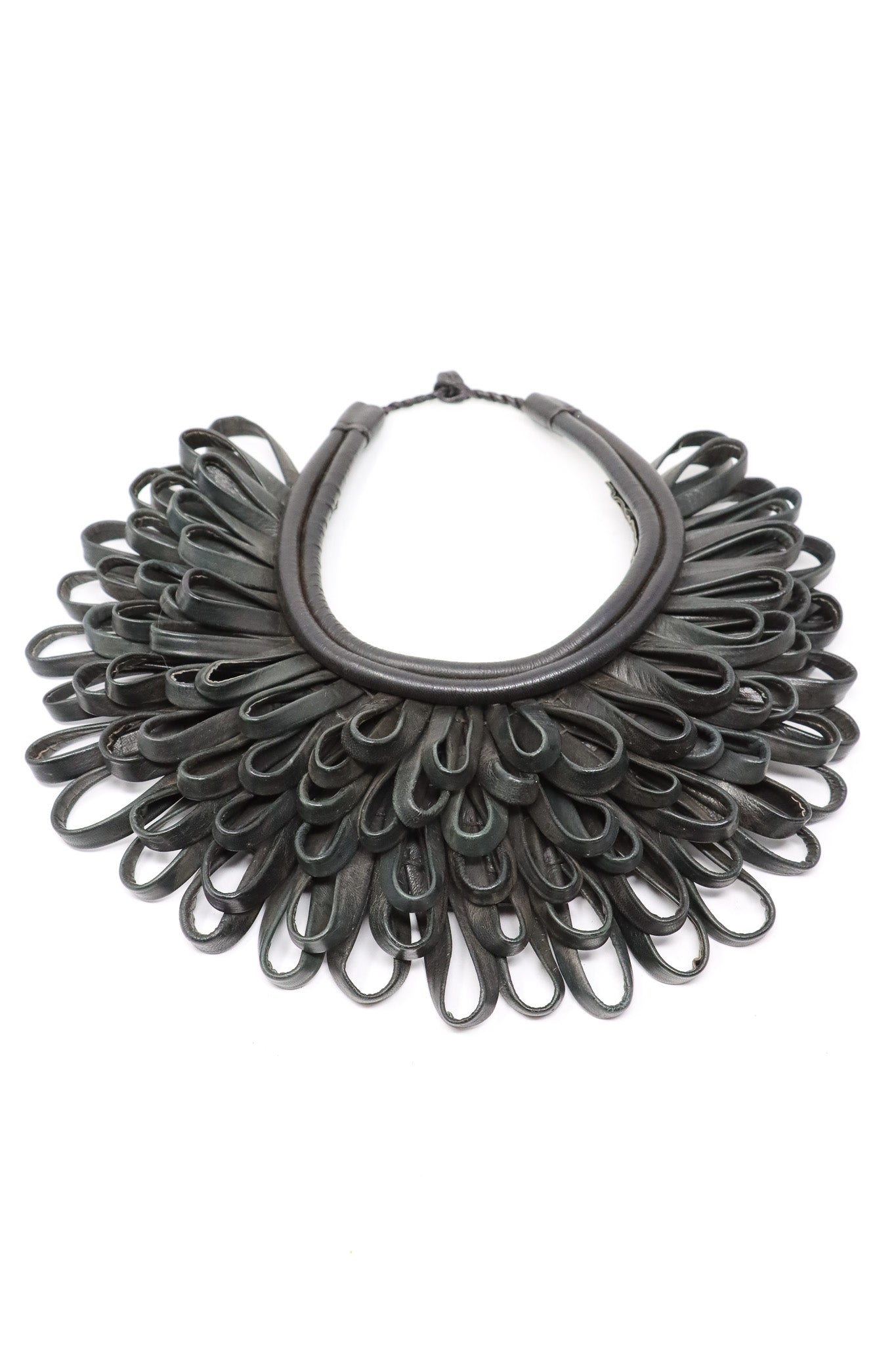 Sally Bass Leather Loops Necklace (2 Colors) | ATELIER957