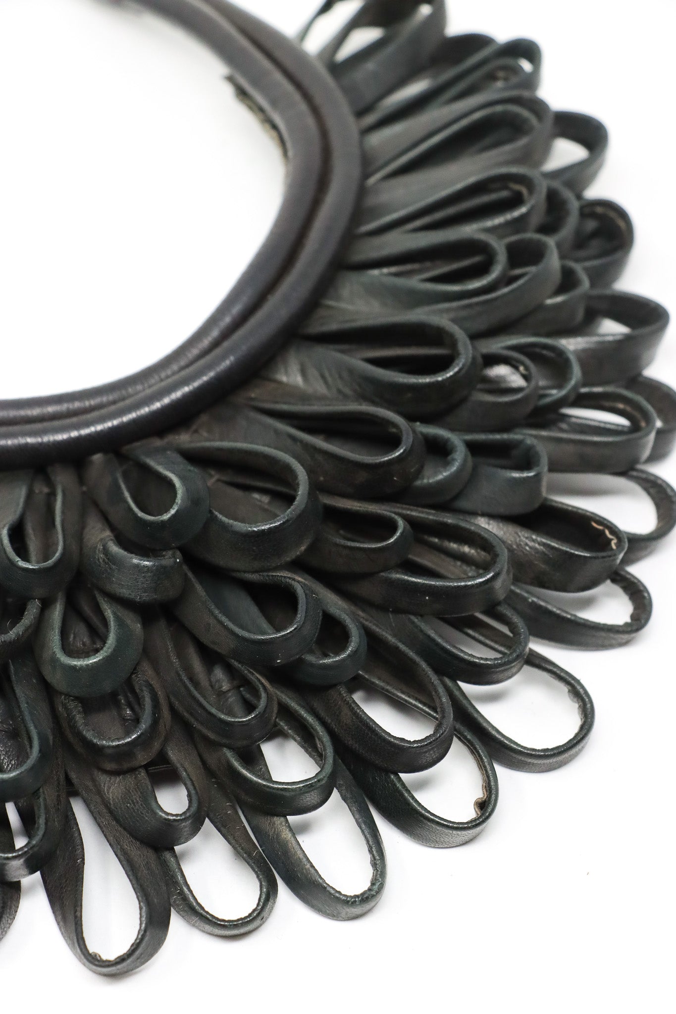 Sally Bass Leather Loops Necklace (2 Colors) | ATELIER957