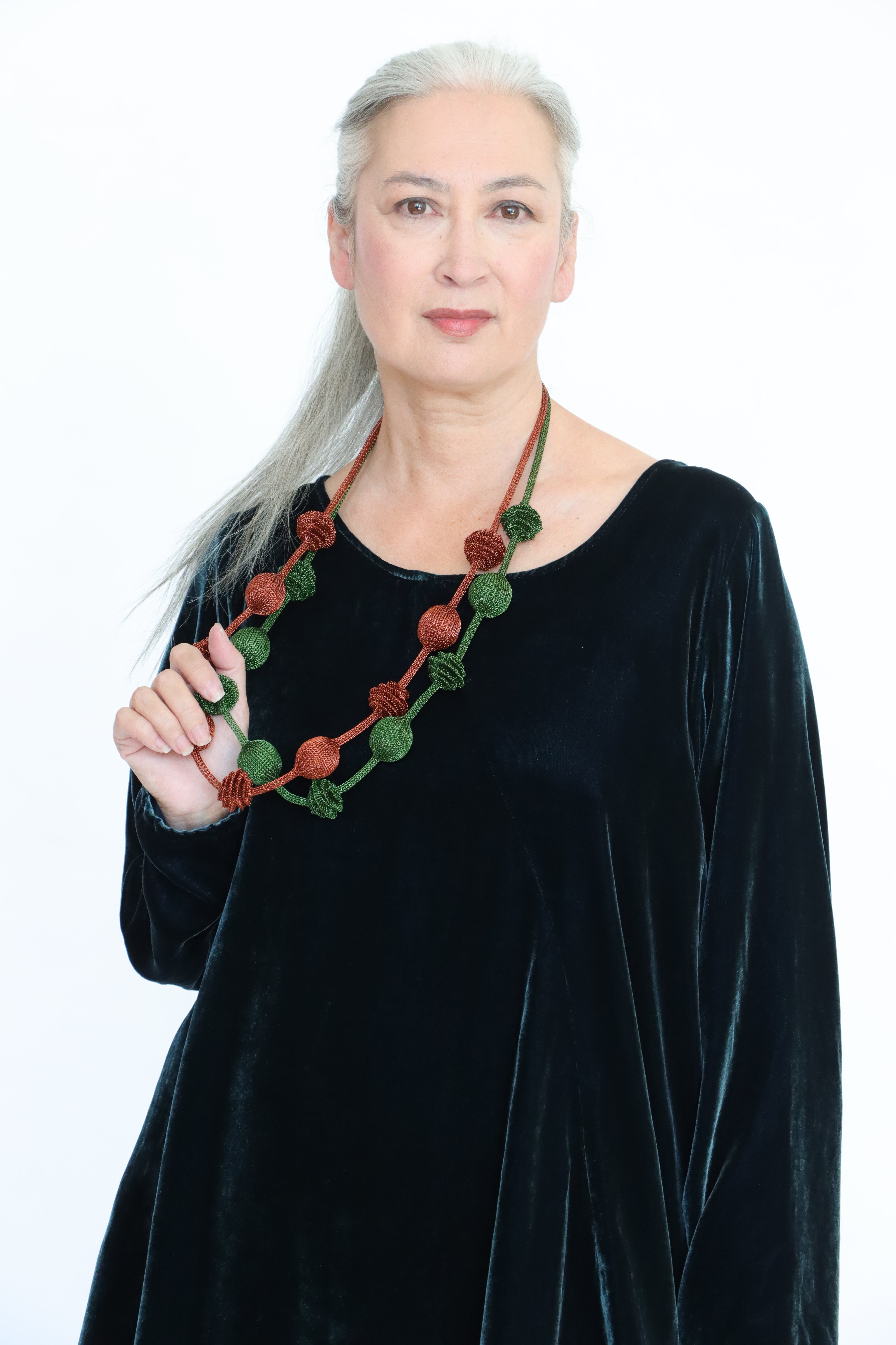 Sally Bass Crocheted Metal Necklace (2 Colors) | ATELIER57