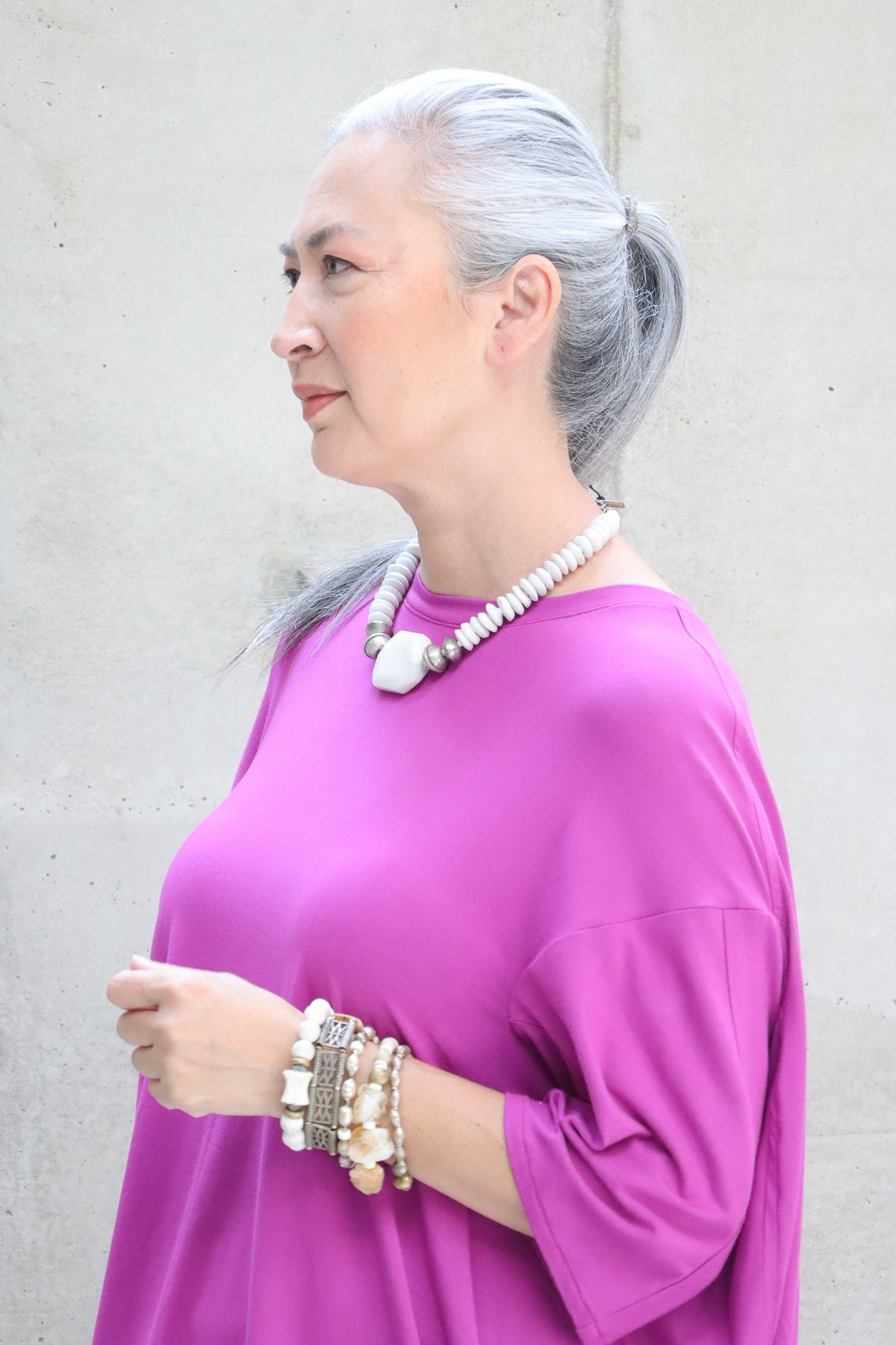 Mya Lambrecht White Quartzite Necklace | ATELIER957